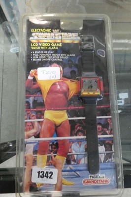 Lot 1342 - WF Superstars Watch with LCD video game and alarm