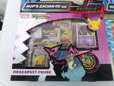 Lot 11 assorted Pokémon collection boxes, to...