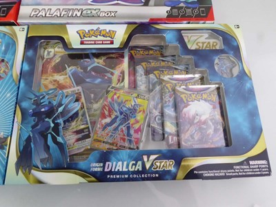 Lot 11 assorted Pokémon collection boxes, to...