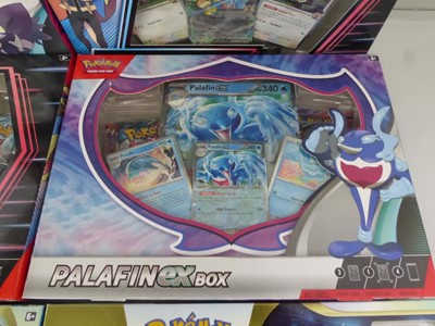 Lot 11 assorted Pokémon collection boxes, to...