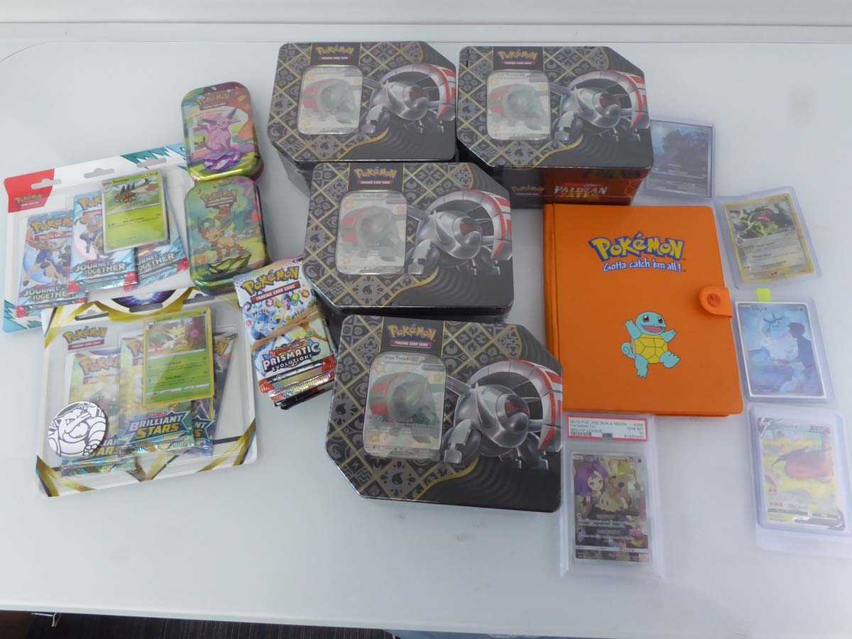 Lot Assortment of sealed Pokémon products to...