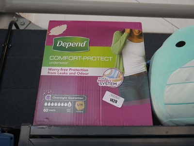 Lot 1429 - Depend Comfort-Protect underwear pack (size S/M)