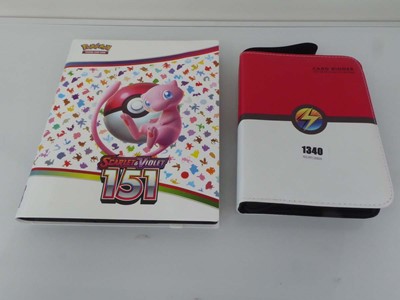 Lot 2 Pokémon binders containing a qty of assorted...
