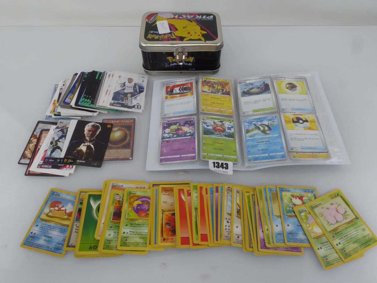 Lot Assortment of trading cards to include Pokémon,...