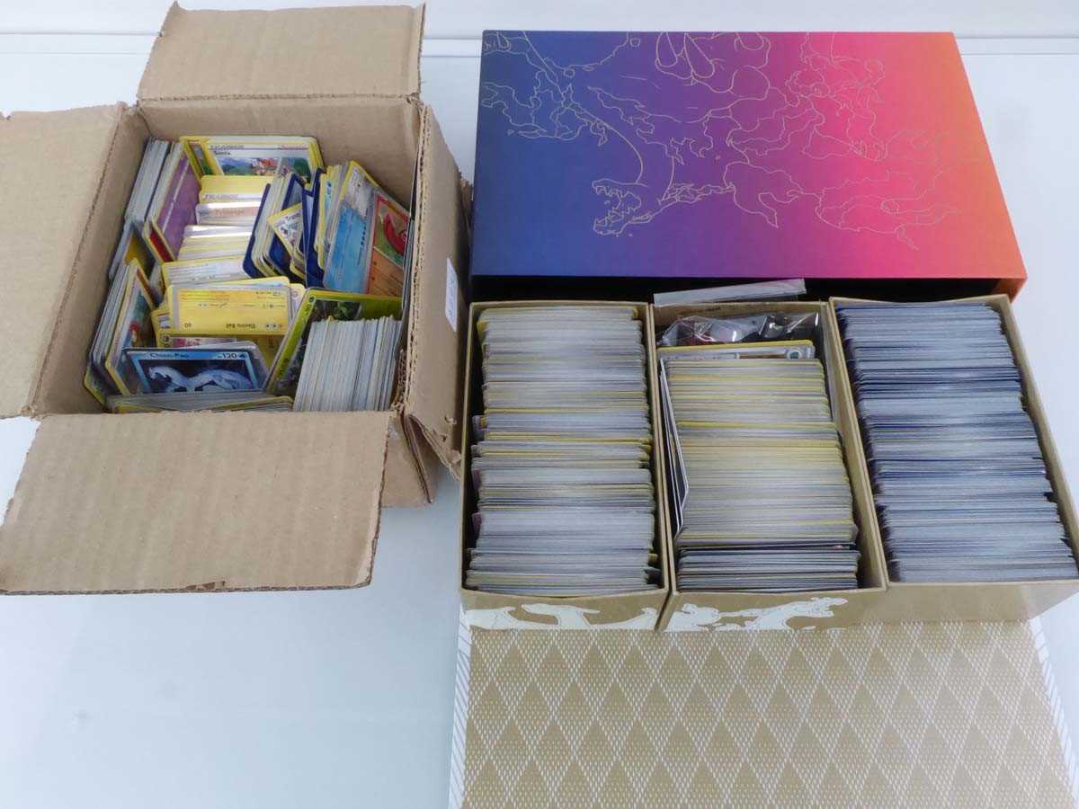 Lot Qty of assorted Pokémon cards from various...