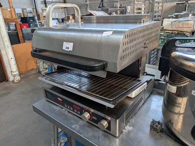 Lot 238 - 57cm electric Hatco quic-therm Salamander rise...
