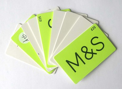 Lot 7 - Marks & Spencer (x9) - Total face value £200