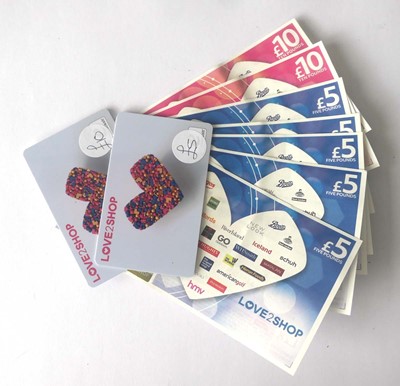 Lot 12 - Love 2 Shop (x3) - Total face value £60