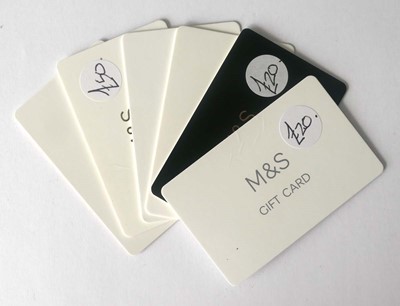 Lot 34 - Marks & Spencer (x6) - Total face value £220