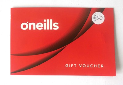Lot 61 - O'Neills (x1) - Total face value £50
