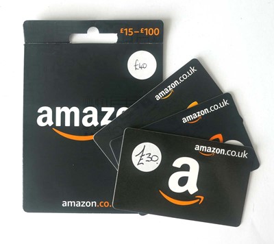 Lot 71 - Amazon (x4) - Total face value £200