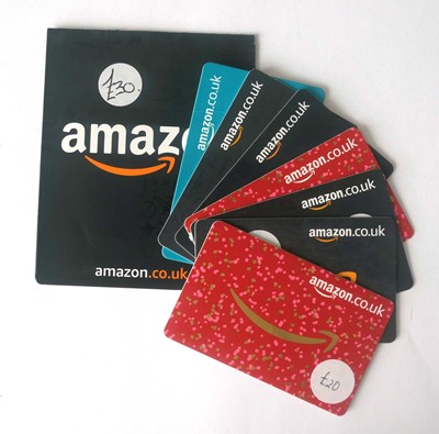 Lot 72 - Amazon (x8) - Total face value £200