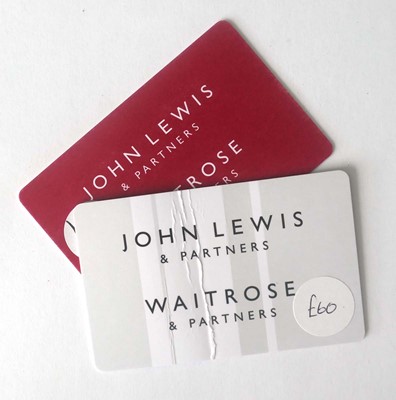 Lot 74 - John Lewis (x2) - Total face value £160
