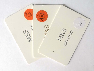 Lot 76 - Marks & Spencer (x3) - Total face value £200