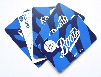Lot 81 - Boots (x5) - Total face value £126
