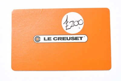 Lot 97 - Le Crueset (x1) - Total face value £200