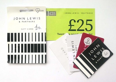 Lot 103 - John Lewis (x6) - Total face value £240
