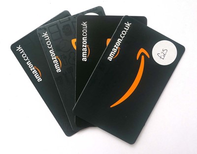 Lot 123 - Amazon (x4) - Total face value £200