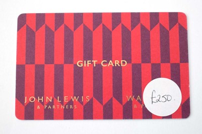 Lot 130 - John Lewis (x1) - Total face value £250