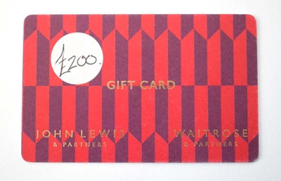 Lot 132 - John Lewis (x1) - Total face value £200