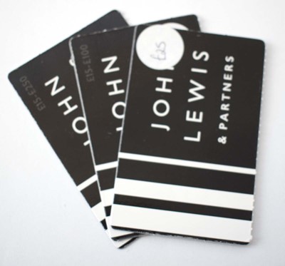 Lot 133 - John Lewis (x3) - Total face value £200