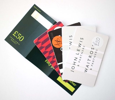 Lot 135 - John Lewis (x5) - Total face value £200