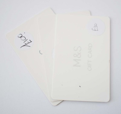 Lot 137 - Marks & Spencer (x3) - Total face value £200