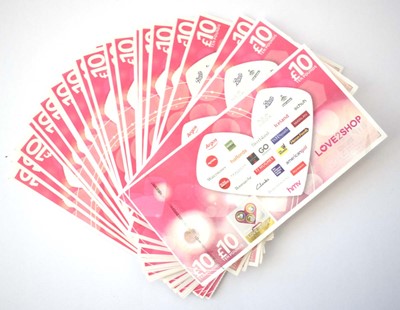 Lot 153 - Love 2 Shop (x1) - Total face value £250