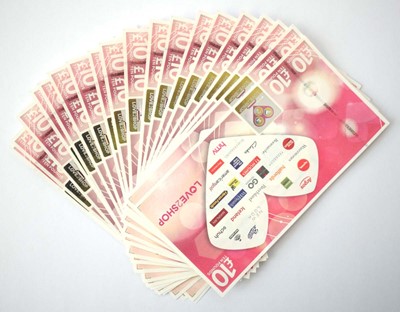 Lot 155 - Love 2 Shop (x1) - Total face value £200
