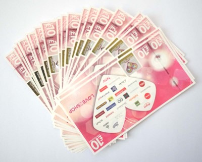 Lot 157 - Love 2 Shop (x1) - Total face value £200