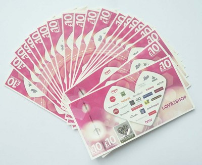 Lot 162 - Love 2 Shop (x1) - Total face value £200