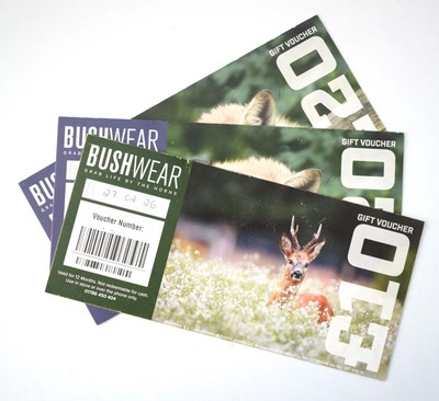 Lot 178 - Bushwear (x3) - Total face value £50