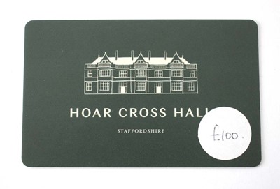 Lot 184 - Hoar Cross Hall (x1) - Total face value £100