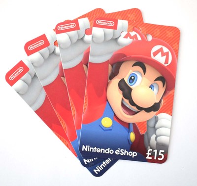 Lot 189 - Nintendo (x4) - Total face value £60
