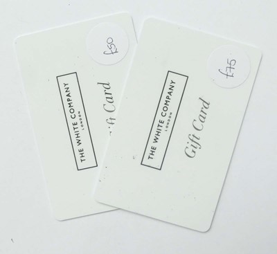 Lot 191 - The White Company (x2) - Total face value £125