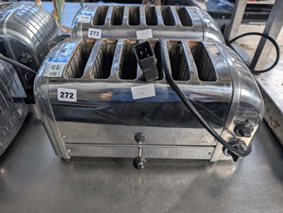 Lot 272 - Dualit 6 slice commercial toaster