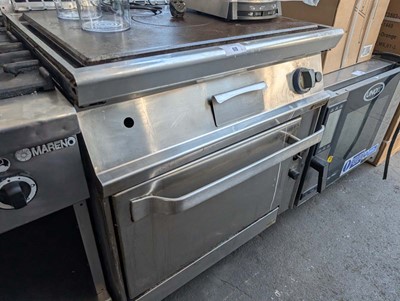 Lot 68 - 80cm Gas Gaco solid top cooker with oven under
