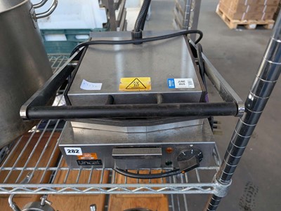 Lot 282 - 30cm Lincat double contact grill