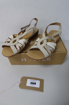 Lot 3504 - Boxed pair of ladies Hotter Flare sandals,...