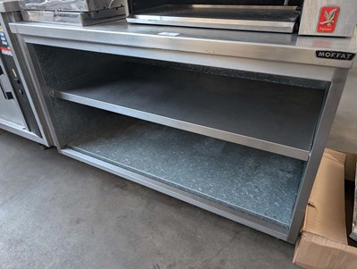 Lot 75 - 130cm stainless steel Moffat preparation table...