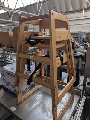 Lot 307 - 2 stacking high chairs