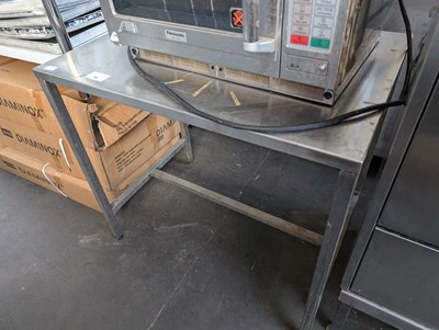 Lot 94 - 90cm stainless steel preparation table