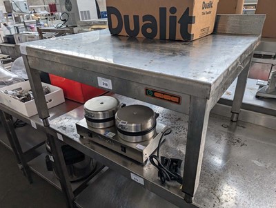 Lot 310 - 90cm stainless steel Giga low level stand