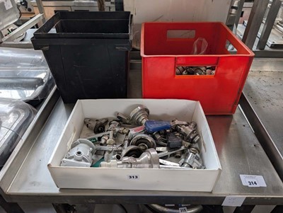 Lot 313 - 3 boxes of beer tap keg connectors
