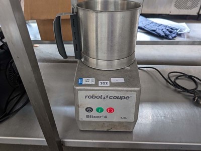 Lot 322 - Robot Coup Blixer 4 4.5L kitchen mixing machine