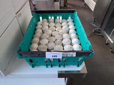 Lot 105 - Tray of salt and pepper shakers