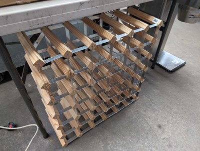 Lot 351 - Wine bottle rack