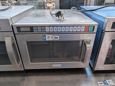 Lot 354 - 42cm Panasonic commercial microwave oven