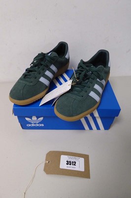 Lot 3512 - Boxed pair of ladies Adidas BRMD, green/blue,...