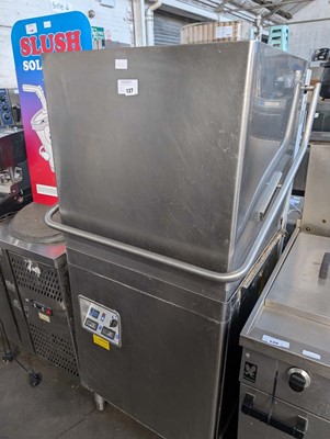 Lot 127 - 66cm DC 1300S lift top pass through dishwasher